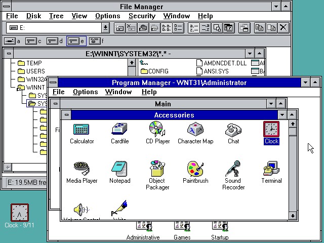 Windows 3.11 NT