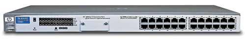 Коммутатор HP ProCurve Switch 2124 1U (24x10/100, 1 open transceiver slot)