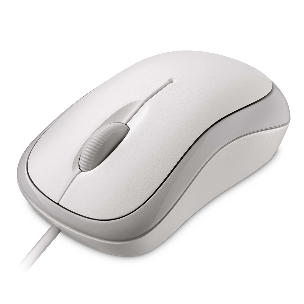 Microsoft Mouse Ready Mouse, Mac, Win, USB, White