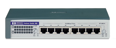 HP ProCurve Switch 408 (8x10/100) (б/у, в рабочем состоянии)