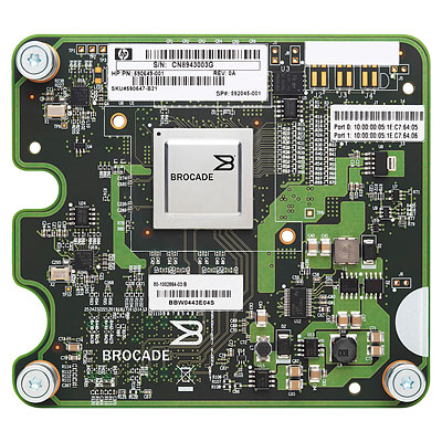 HP Brocade 804 BL cClass Dual Port Fibre Channel Adapter (8-Gb) (BL280G6, 460G6, 490G6, 685G5, 860, 870)