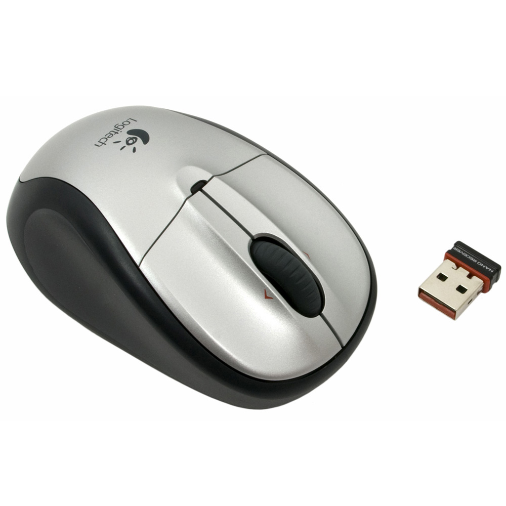   Logitech Wireless Mouse M305, Light Silver, Rtl, [910-000940]