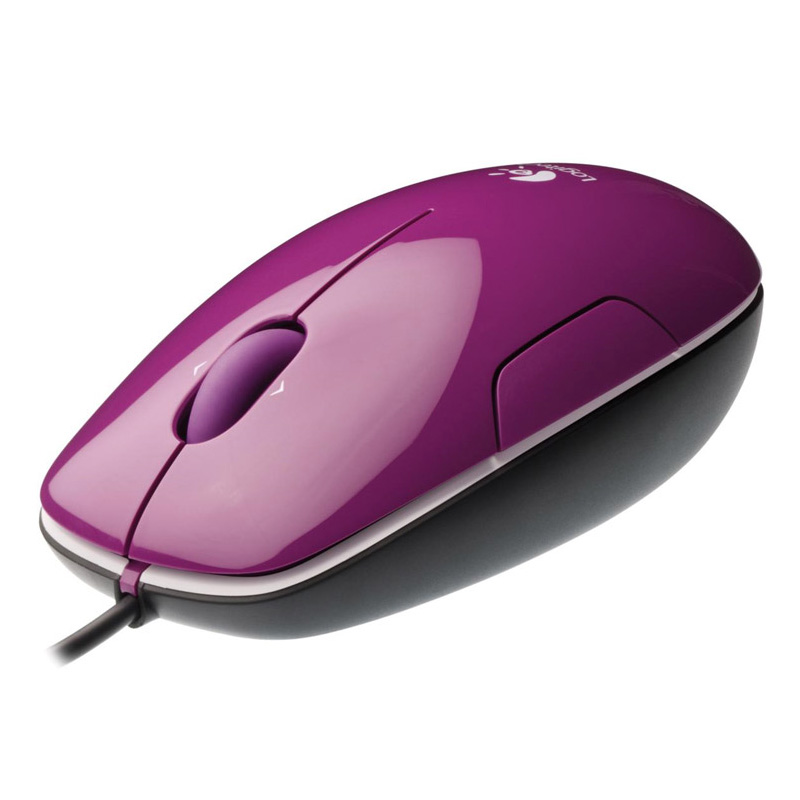 Logitech LS1 Laser Mouse, Berry, USB, [910-001162]