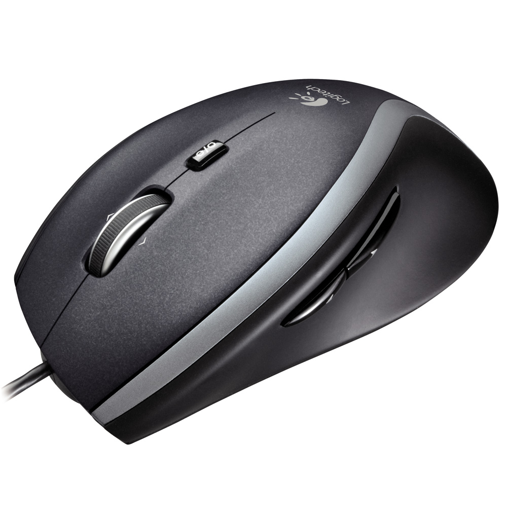   Logitech Corded Mouse M500, Black, Rtl, [910-001202]