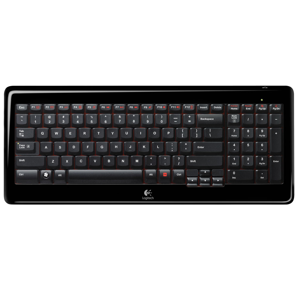 Logitech Wireless Keyboard K340, Black, [920-001992]