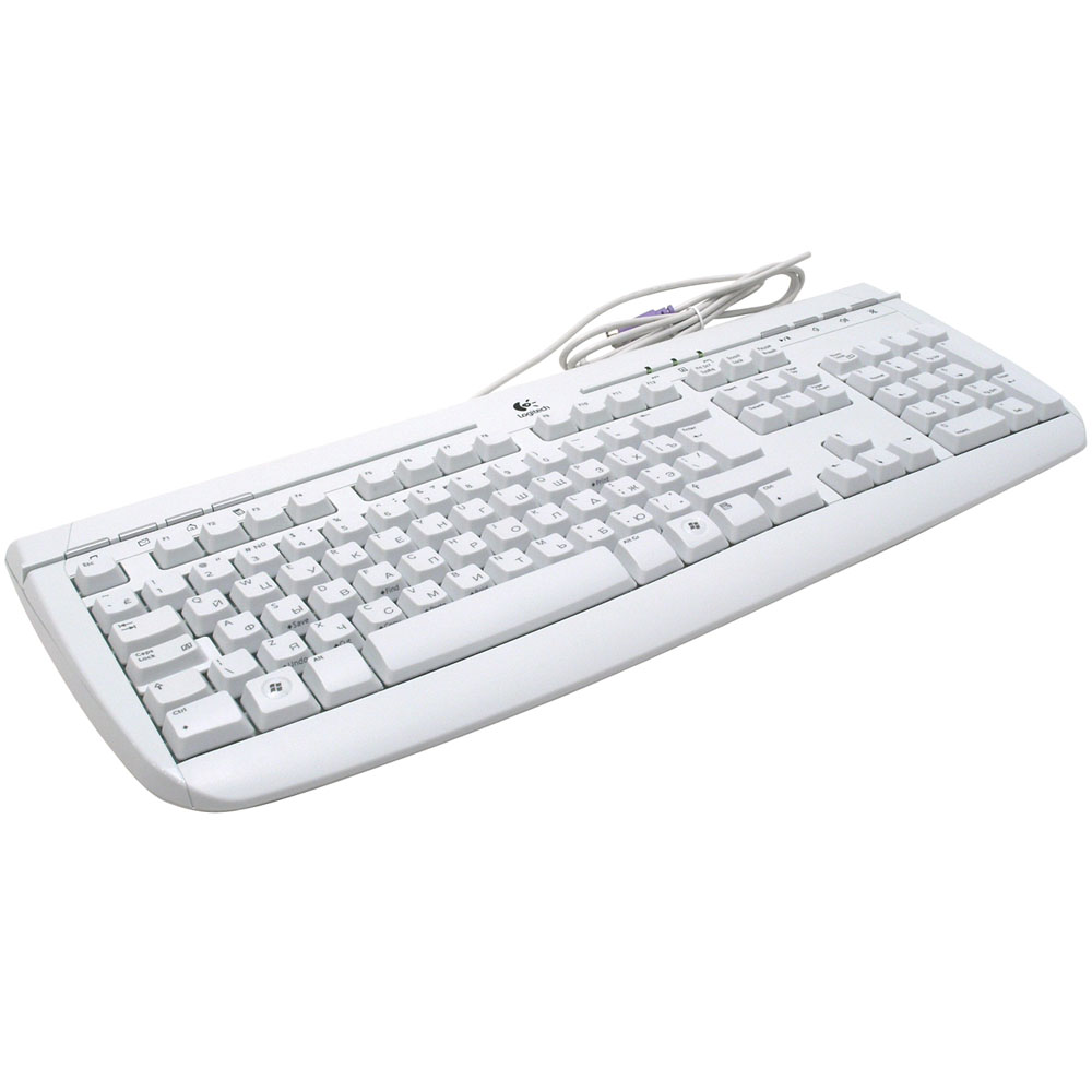 Logitech Internet Keyboard 350 PS/2, white, oem (967718-0112)