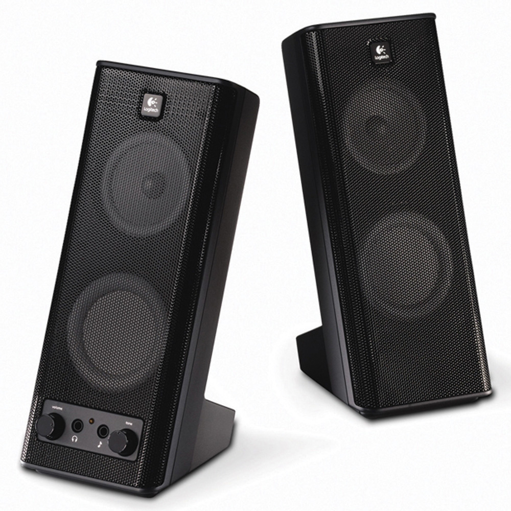 Logitech Speaker System X-140, 2.0, 5W(RMS), Black, [970264-0914]