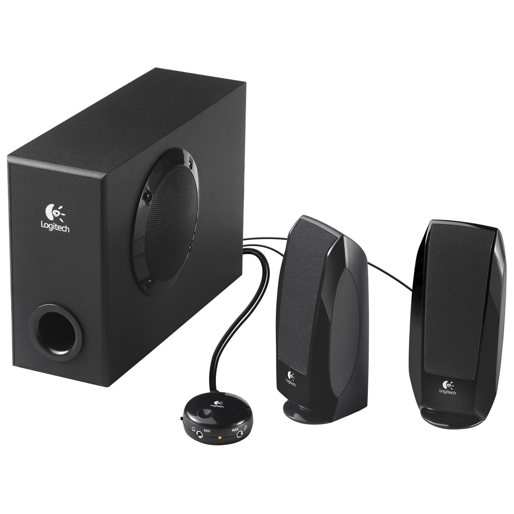  Logitech S-220 Speakers 2.1, black (980-000021)