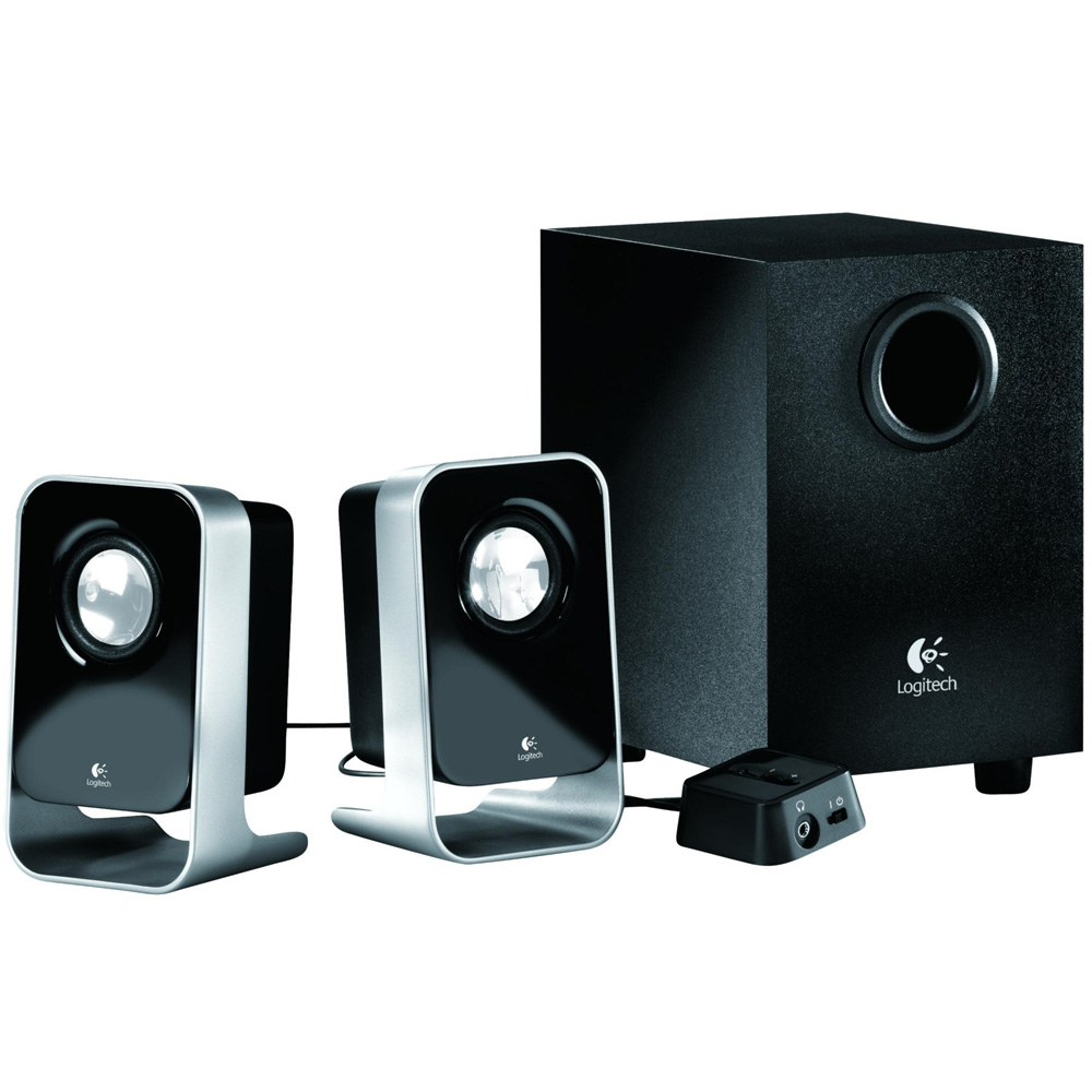 Logitech Speaker System LS21 , 2.1, 7W(RMS), Black, [980-000056]