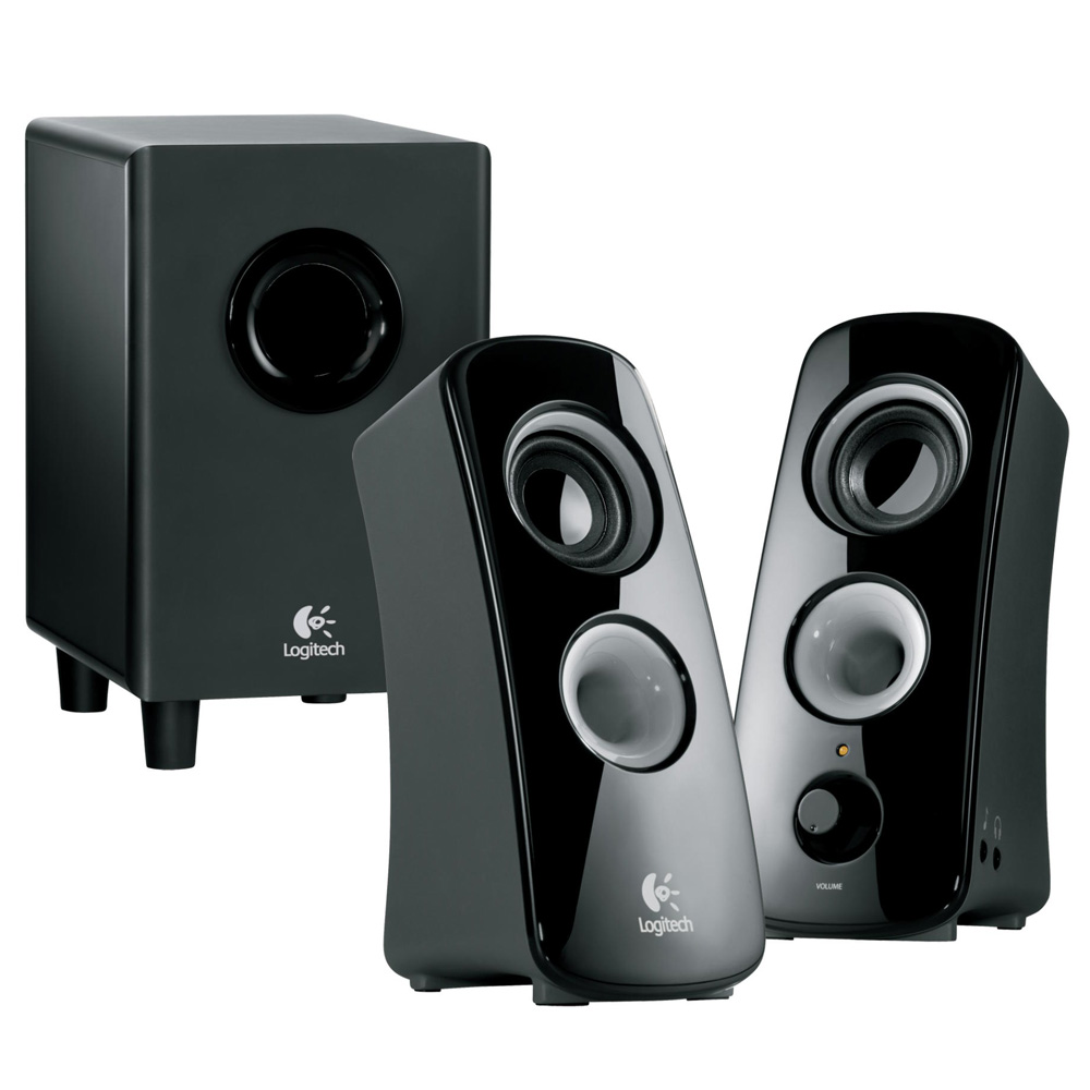 Logitech Speaker System Z323, 2.1, 30W(RMS), Black, [980-000356]