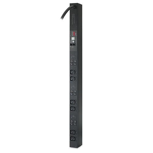    APC Rack PDU, Metered, Zero U, 22kW, 400V, (6) C19 out; IEC 309 in