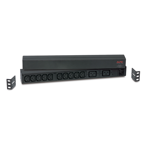    APC Horizontal Power Distribution Unit, Basic, Rack 1U, Input: IEC 320 C20 inlet, Output: (2) IEC 320 C19, (10) IEC 320 C13