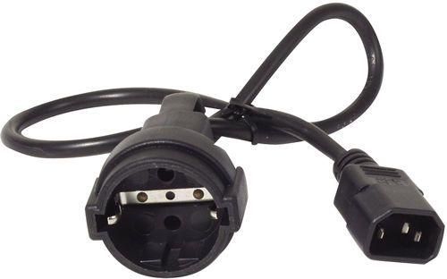 APC Power Cord [IEC 320 C14 to CEE 7/7(Schuko) Receptacle] - 10 AMP/230V 0.61 Meters