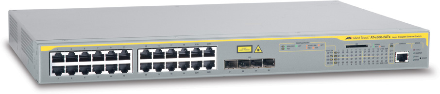Allied Telesis 24-Port Gigabit Advanged Layer 3 Switch w, 4 Combo SFP (+ 1 year soft update, phone support)
