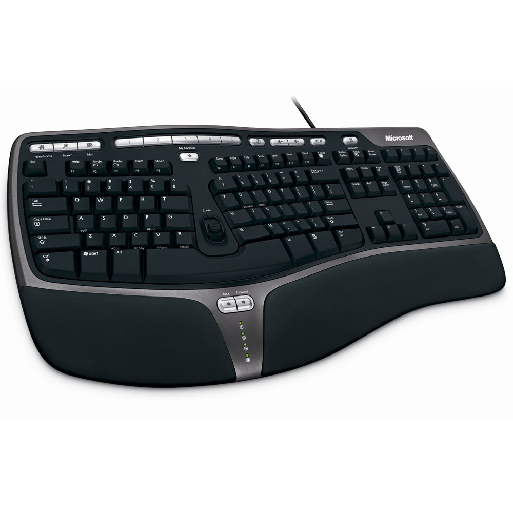 Microsoft Natural Ergonomic Keyboard 4000, USB