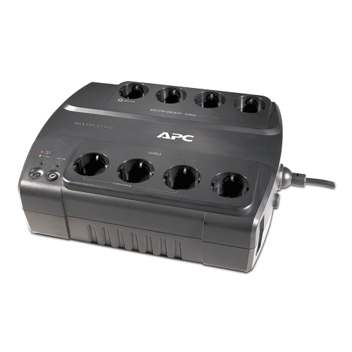    APC Back-UPS ES 550VA, 330W, 230V, 8 Russian outlets (4 Surge & 4 batt.), Data, DSL protection, USB, user repl. batt., 3 y.warr. (renewal BE550-RS)