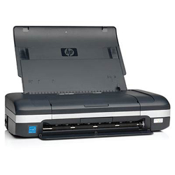 HP Officejet H470b (2 cartriges, A4, 4800dpi, 22/18ppm, 32Mb, 1tray 50, USB/PictureBridge/Card Slots, Photo capable, battery, replace C8151A)