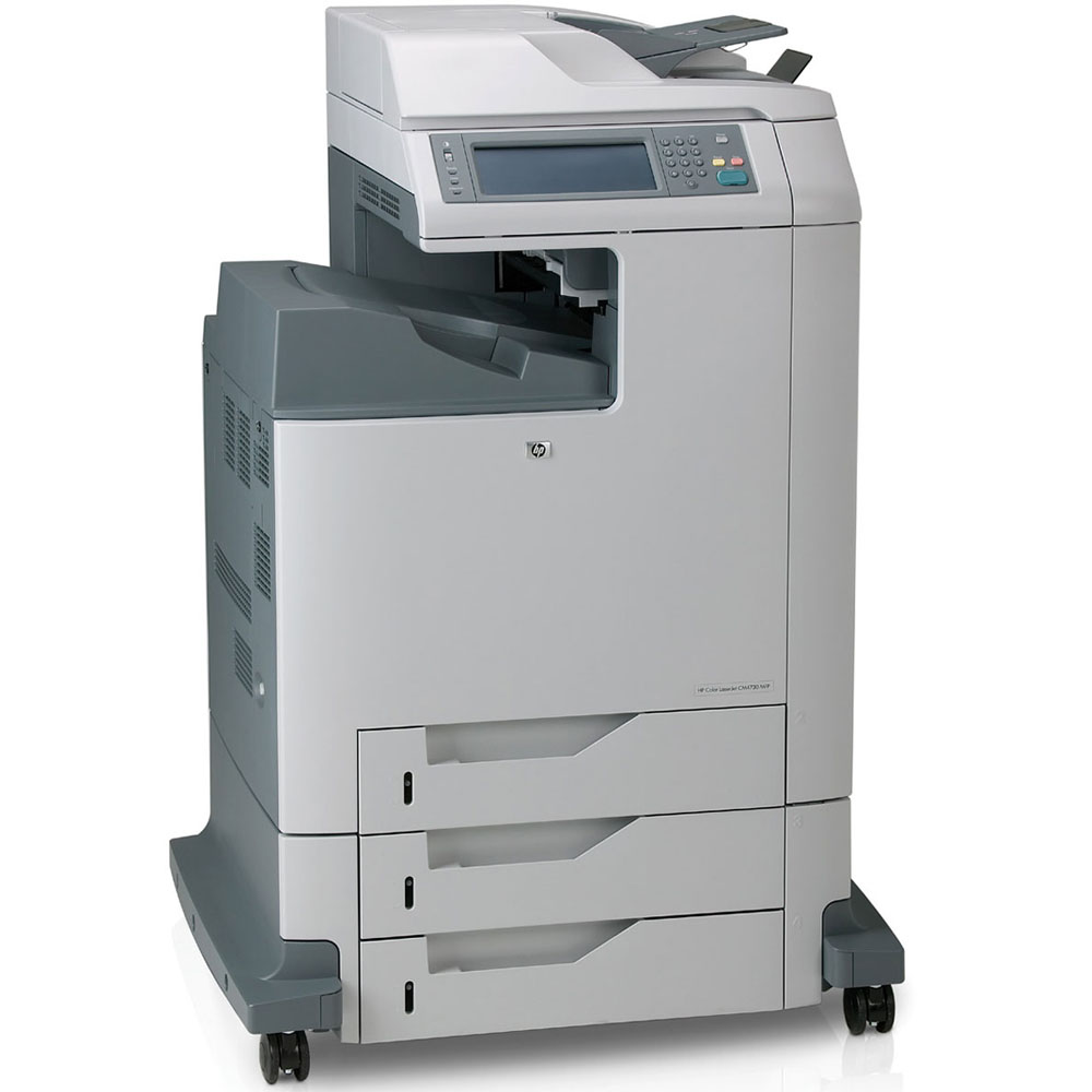    HP Color LaserJet cm4730 MFP (p/c/s, A4, 600x600dpi, 30(30)ppm, 448Mb, 40Gb HDD, 4trays 100+3*500, ADF 50, Parallel/USB/LAN/FIH/EIO, 500-sheet output