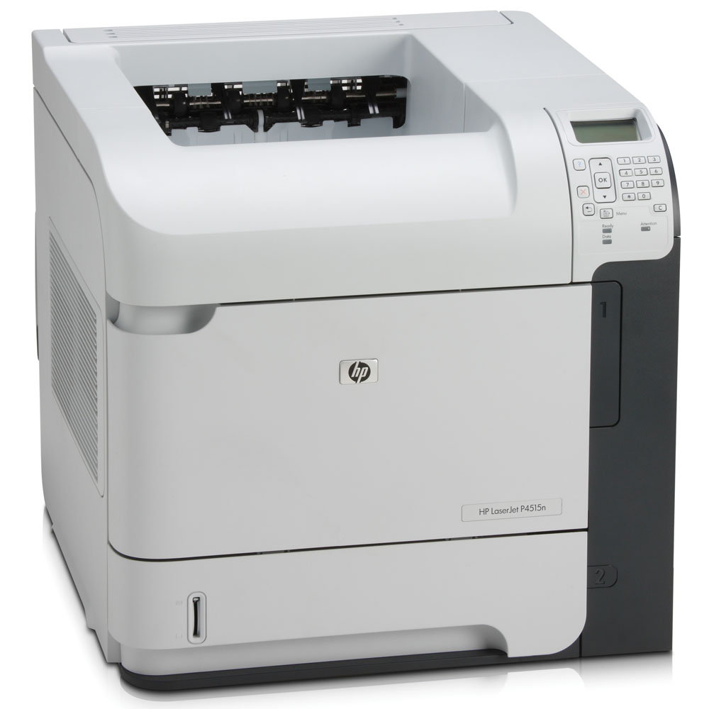 -   HP LaserJet P4515n (A4, 1200dpi, 60ppm, 128Mb, 2 trays 500+100, USB/GigEth/EIO, Postscript)