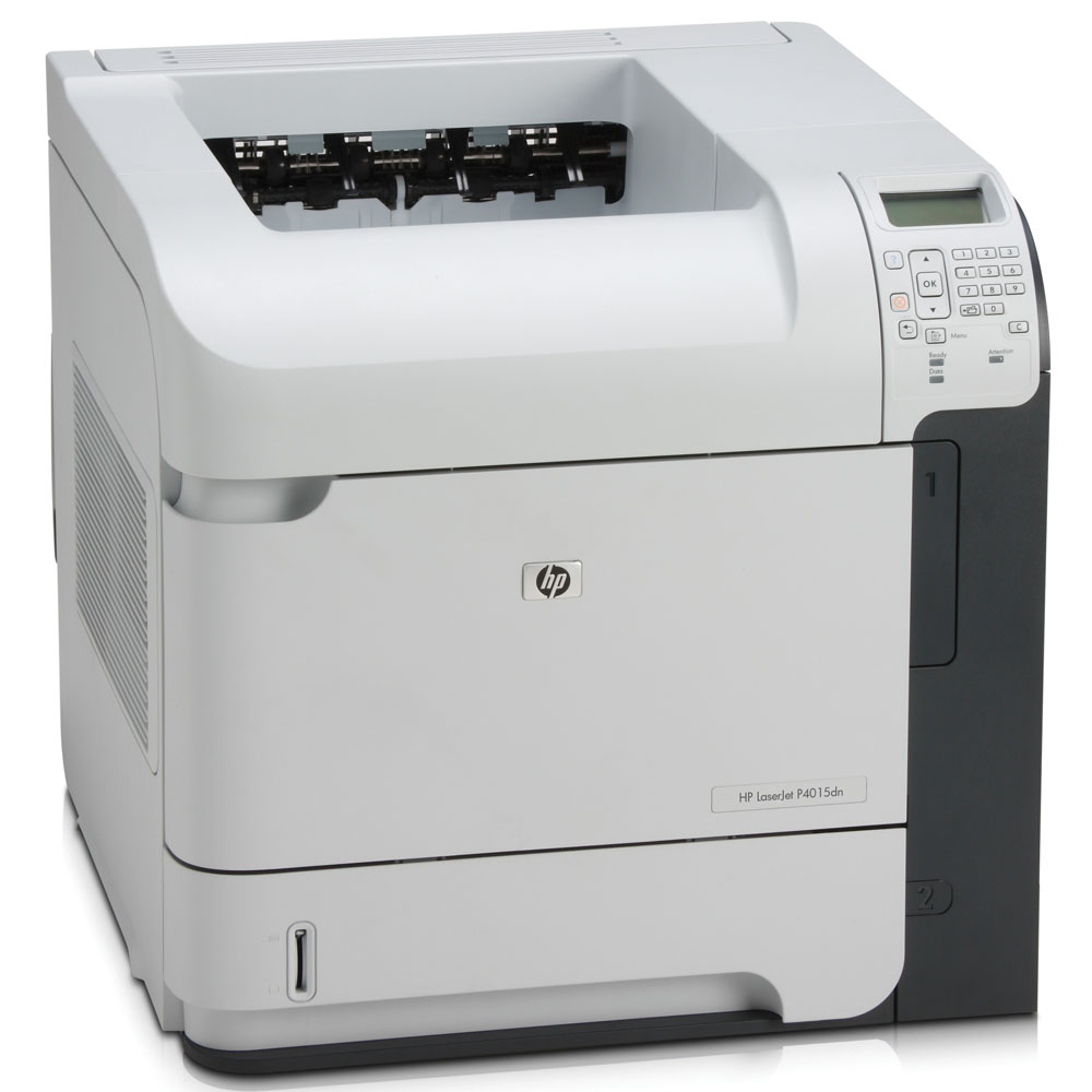 -   HP LaserJet P4015dn (A4, 1200dpi, 50ppm, 128Mb, 2 trays 500+100, Duplex, USB/GigEth/EIO, Postscript)