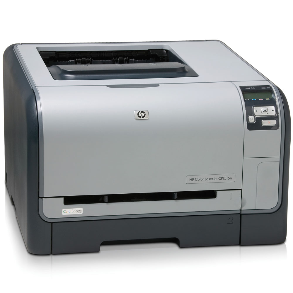      HP Color LaserJet CP1515n   (A4, 600x600dpi, 8(12) ppm, 96Mb, 21 trays 1+150, USB/LAN, replace Q6455A)