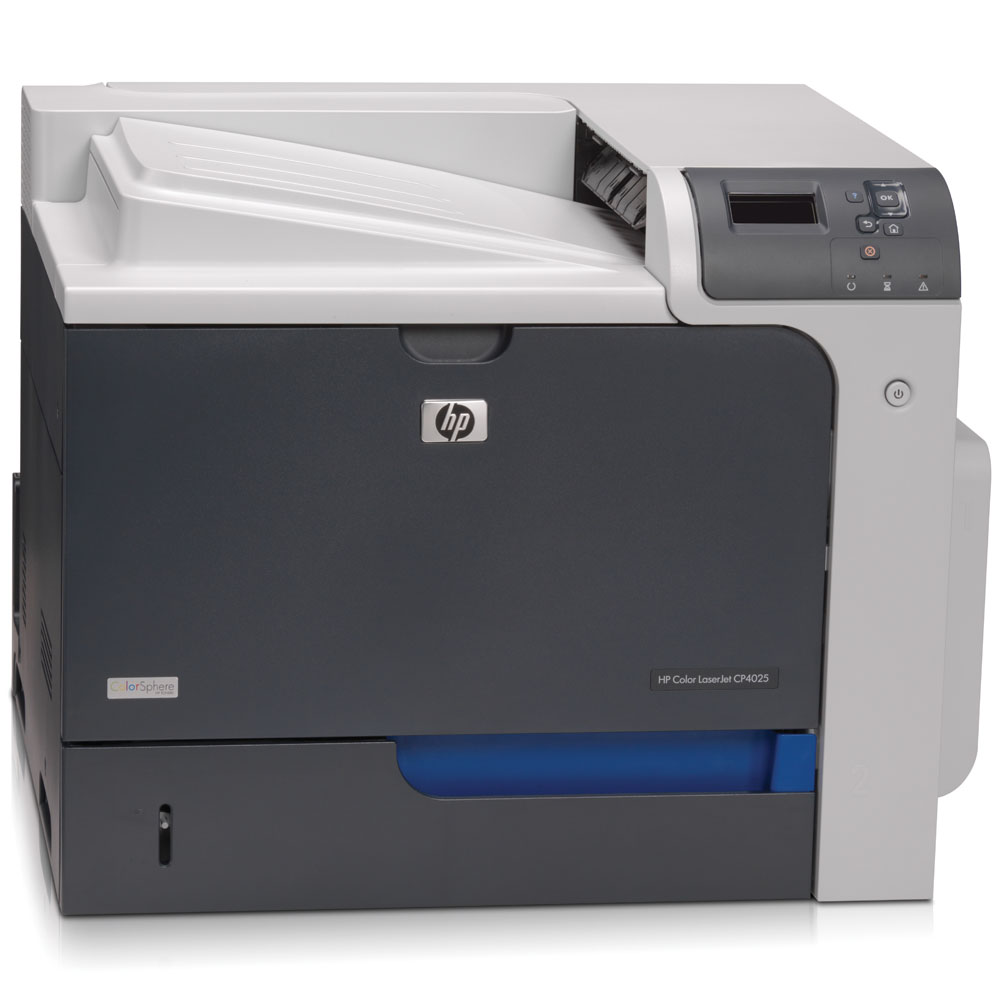      HP Color LaserJet Enterprise CP4025n Printer   (A4, 1200dpi, 35(35)ppm, ImageRET 3600, 512Mb, 2trays 500+100, USB/LAN/EIO, replace CB503A)