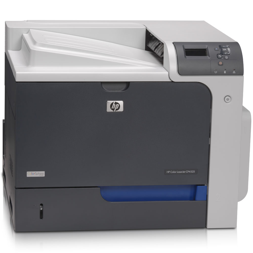    HP Color LaserJet Enterprise CP4525dn Printer (A4, 1200dpi, 40(40)ppm, 512Mb, 2trays 500+100, USB/LAN/EIO, Duplex, repl. Q7493A and CB504A)