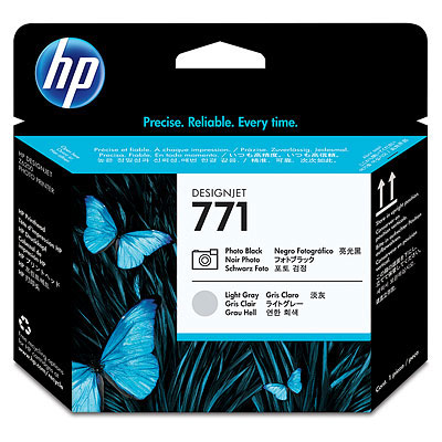 HP 771 Photo Black, Light Gray Designjet Printhead