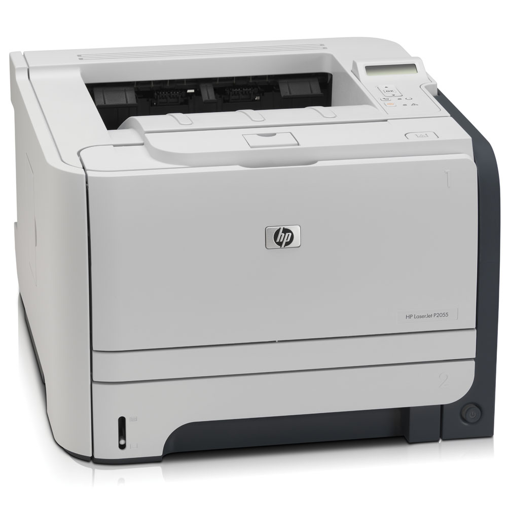 -   HP LaserJet P2055 (A4, 1200dpi, 33ppm, 128Mb, 2tray 250+50, USB, Postscript3, cartridge 2300pages in box, repl. CB366A)