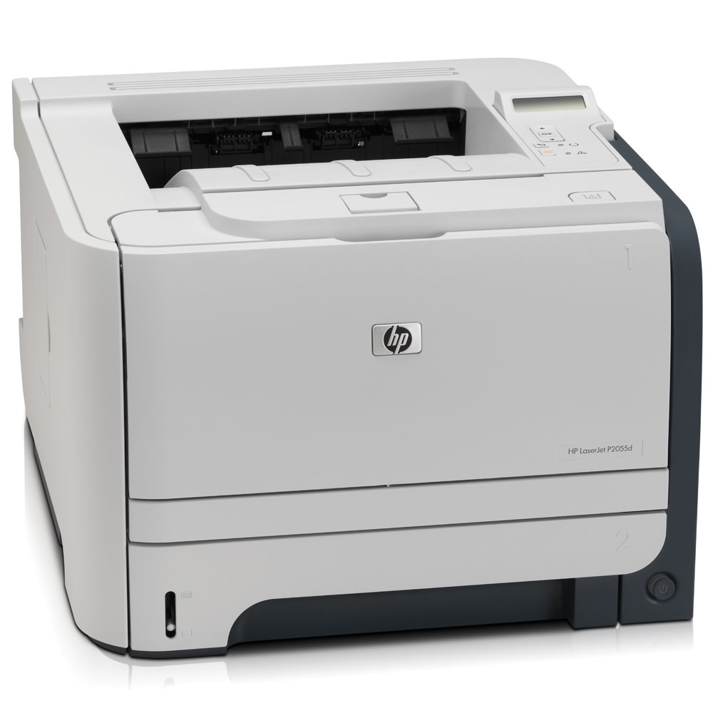 -   HP LaserJet P2055d (A4, 1200dpi, 33ppm, 64Mb, 2tray 250+50, USB, Duplex, Postscript3, cartridge 2300pages in box, repl. CB367A, CB366A)