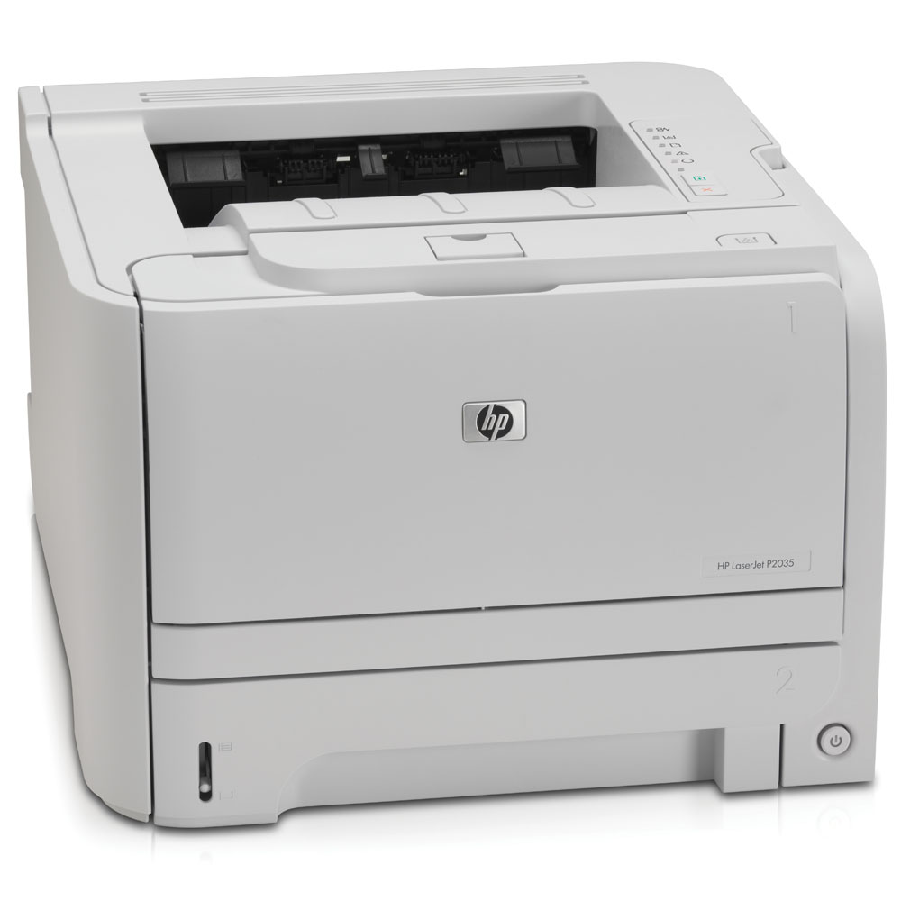 -   HP LaserJet P2035 (A4,1200dpi, 30ppm, 16Mb, 2 tray 250+50, USB/Parallel, cartridge 1000 pages in box, replace CB450A)