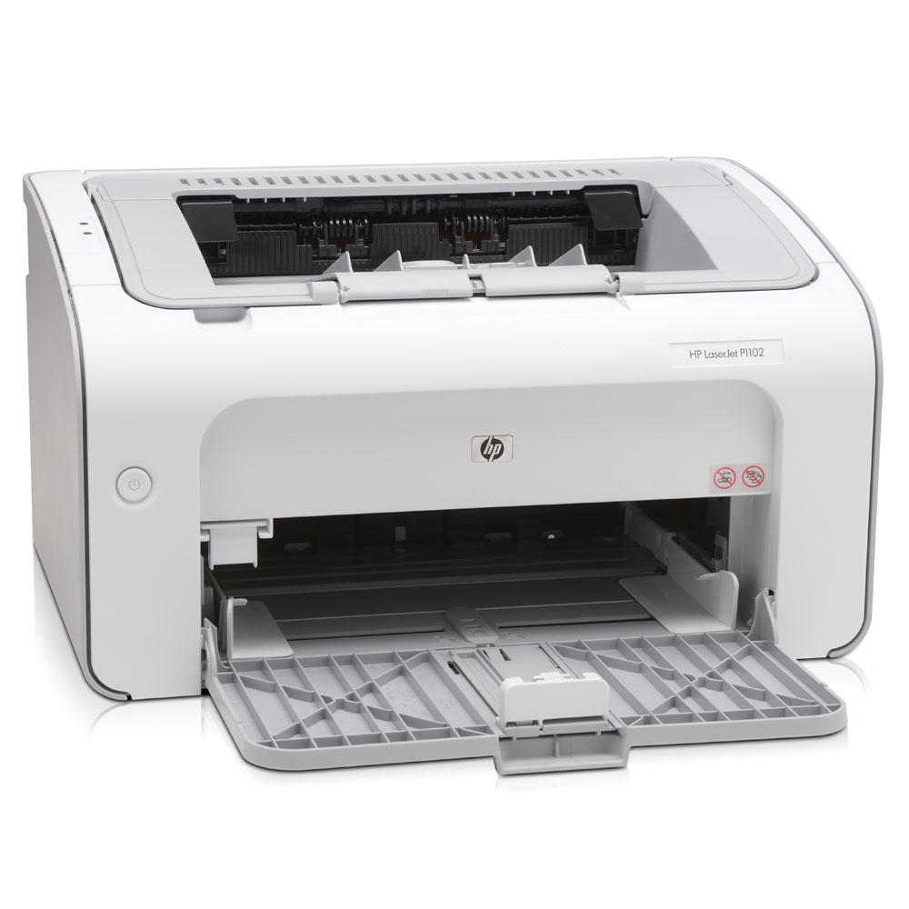 Черно-белый лазерный принтер HP LaserJet Pro P1102 (A4, 1200dpi, 18ppm, 2Mb, 1 tray 150, USB, Cartride 700pages in box, replace CB410A, CB411A)