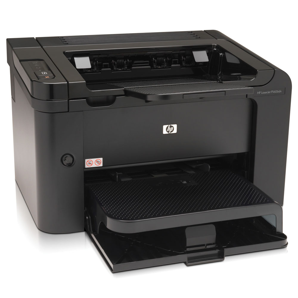 -   HP LaserJet Pro P1606dn (A4, 1200dpi, 25ppm, 32Mb, 2 trays 250+10, USB, LAN, Duplex, Cartride 1000pages in box, black, replace CB413A)