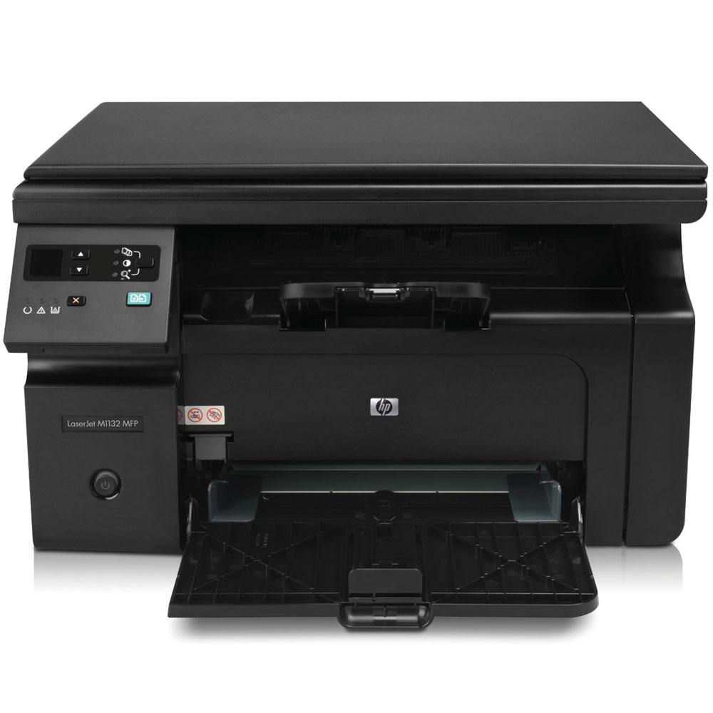 -   HP LaserJet Pro M1132 MFP (printer/copier/scanner, A4, 1200dpi, 18ppm, 8 Mb, 1 tray 150, USB, Flatbed, black, Cartridge 700 pages in box, replace CB537A)