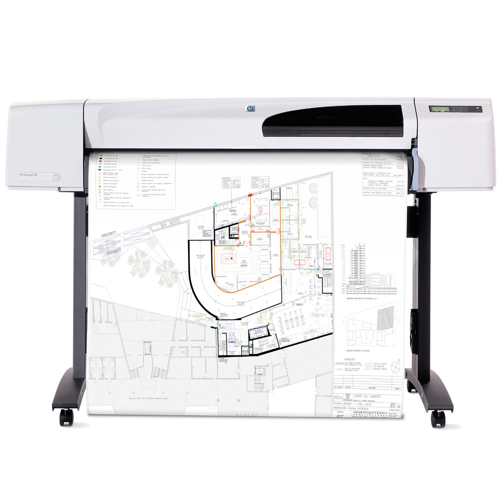   () HP Designjet 510 (42-inch, 2400x1200dpi, 160Mb, USB/Parallel/EIO, single-sheet feed, roll feed, autocutter, stand, media bin, GL/2, RTL, PCL3 GUI, replace C7770F)