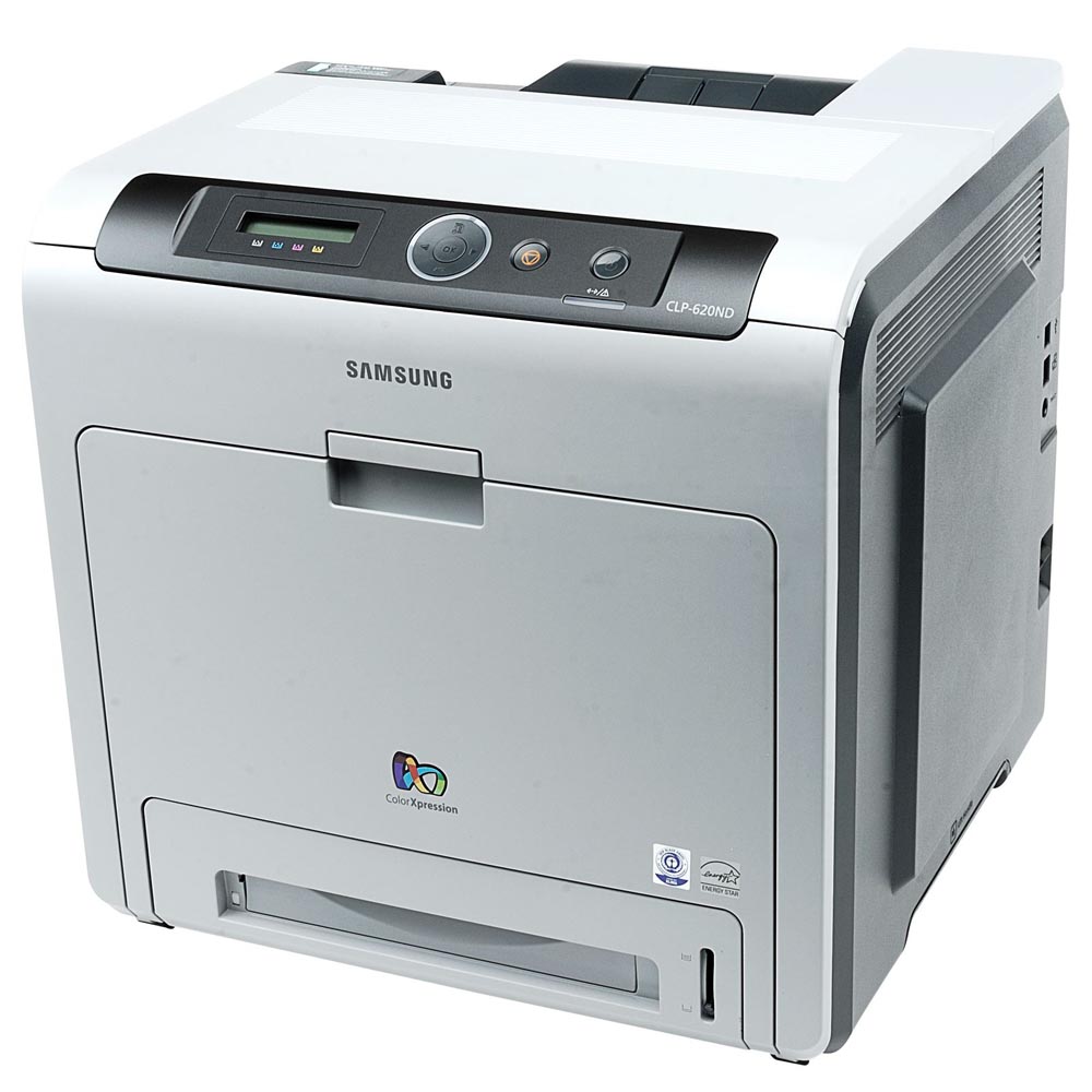    Samsung CLP-620ND (20 ./., 9600x600 dpi,  256Mb, USB 2.0, Ethernet 10/100 Base-TX, Duplex)