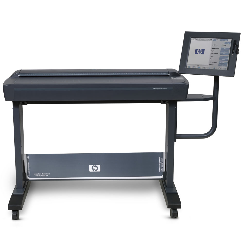 Широкоформатный сканер HP Designjet HD Scanner (42-inch, 9600dpi, 24bit, 1Gb, 160Gb HDD; PC;DVD-RW;LAN; replace CM770A)