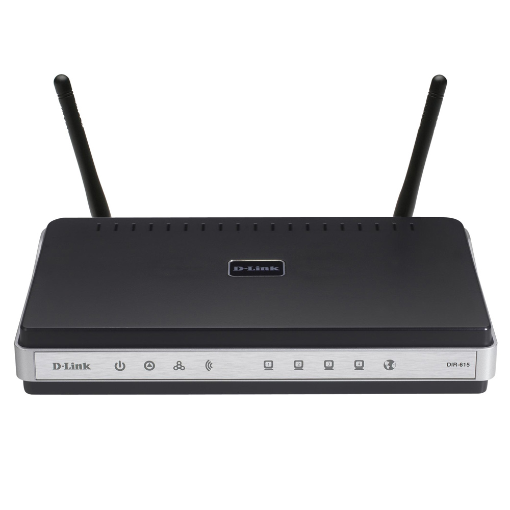 D-Link DIR-615, Wireless Router, 4x10, 100 LAN, 1xWAN, 802.11n (Repl DIR-615)