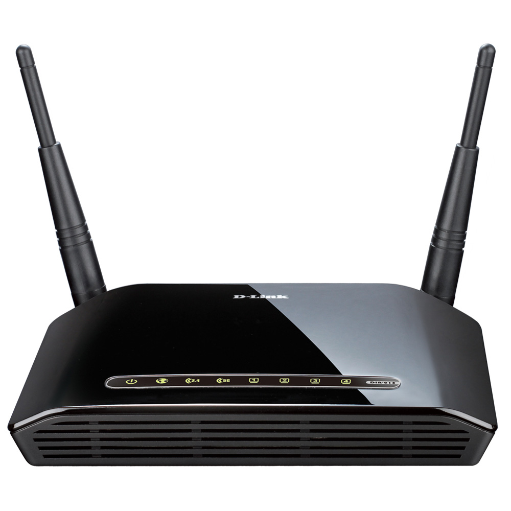 D-Link 802.11a, b, g, n DualBand(2.4&5.0 concurrent) Wireless Gigabit Router, with 4-ports 10, 100 Base-TX switch