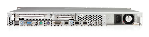    HP ProLiant DL320 G3 Server P4-3.4/2Mb/800MHz,   1Gb PC3200/400MHz, 80Gb SATA RAID (max. 2x250Gb), NHP, 2/2 PCI, noCD, noFDD, Dual Gigabit NIC, 1 Unit