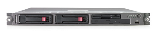    HP ProLiant DL320 G3 Server P4-3.4/2Mb/800MHz,   1Gb PC3200/400MHz, 80Gb SATA RAID (max. 2x250Gb), NHP, 2/2 PCI, noCD, noFDD, Dual Gigabit NIC, 1 Unit