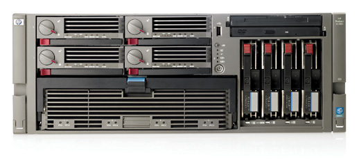    HP ProLiant DL580 G3 Server XeonMP-3.16/1Mb/667MHz,   1Gb PC2-3200R/400MHz, Ultra320-SCSI (max. 4x300Gb), SA6i, HotPlug, 7/7 PCI, DVD, noFDD, Dual Gigabit NIC, 4 Units