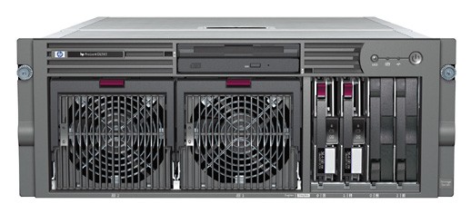 NAS сервер HP ProLiant DL585 SAN Storage Server Rack 4U 2xAMD-2.6/1Mb, 4Gb (max 8x1Gb), 2x36.4Gb (os) 15000 rpm Ultra320-SCSI, SCSI, SA5i plus/BBWC, FDD, DVD, 2xNIC, Windows Storage Server 2003 (SMB/CIFS, NFS, NCP, AppleTalk, HTTP, FTP protocols)