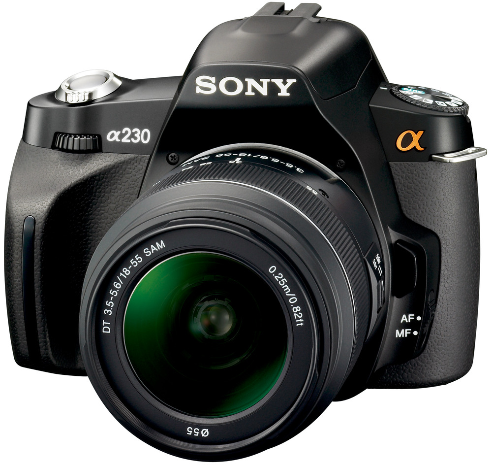  Sony Alpha DSLRA230L 18-55mm Kit 10,2Mp MS Duo/SDHC 2,7 