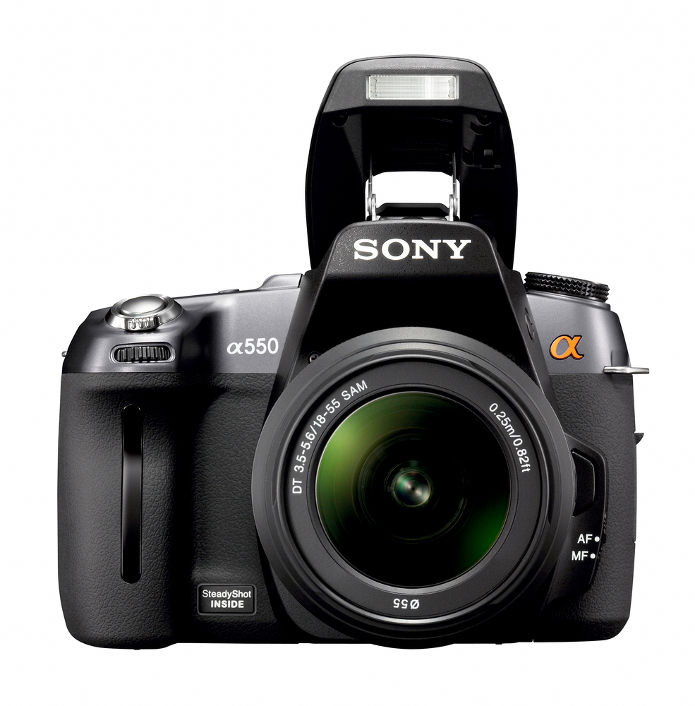  Sony Alpha DSLR-A550L kit, black, 14,2Mpix, 3  LCD LCD, 18-55