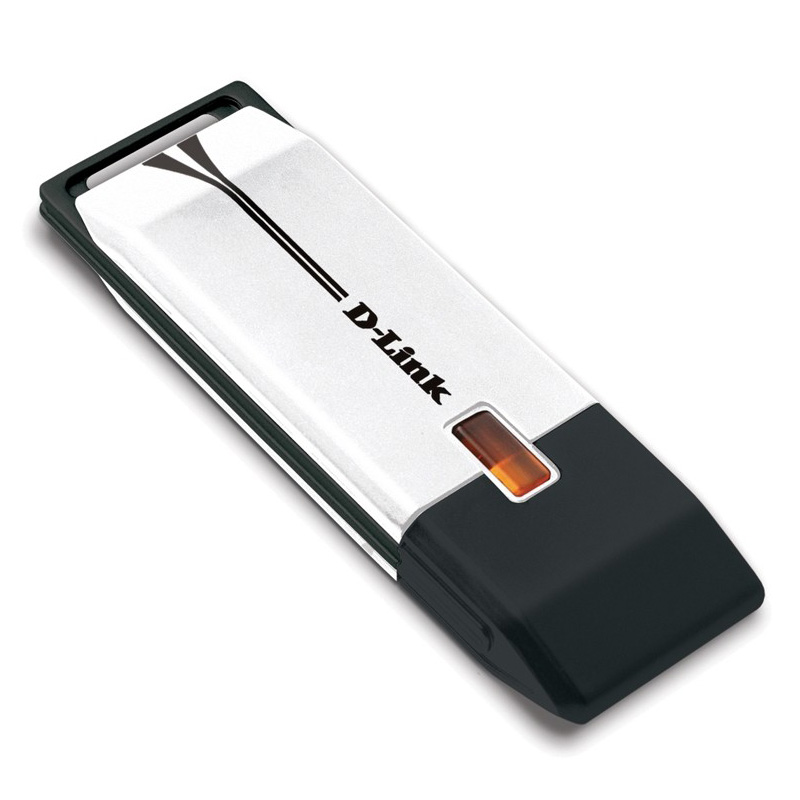 D-Link DWA-160, RangeBooster N, DualBand, USB 2.0 adapter, 802.11n