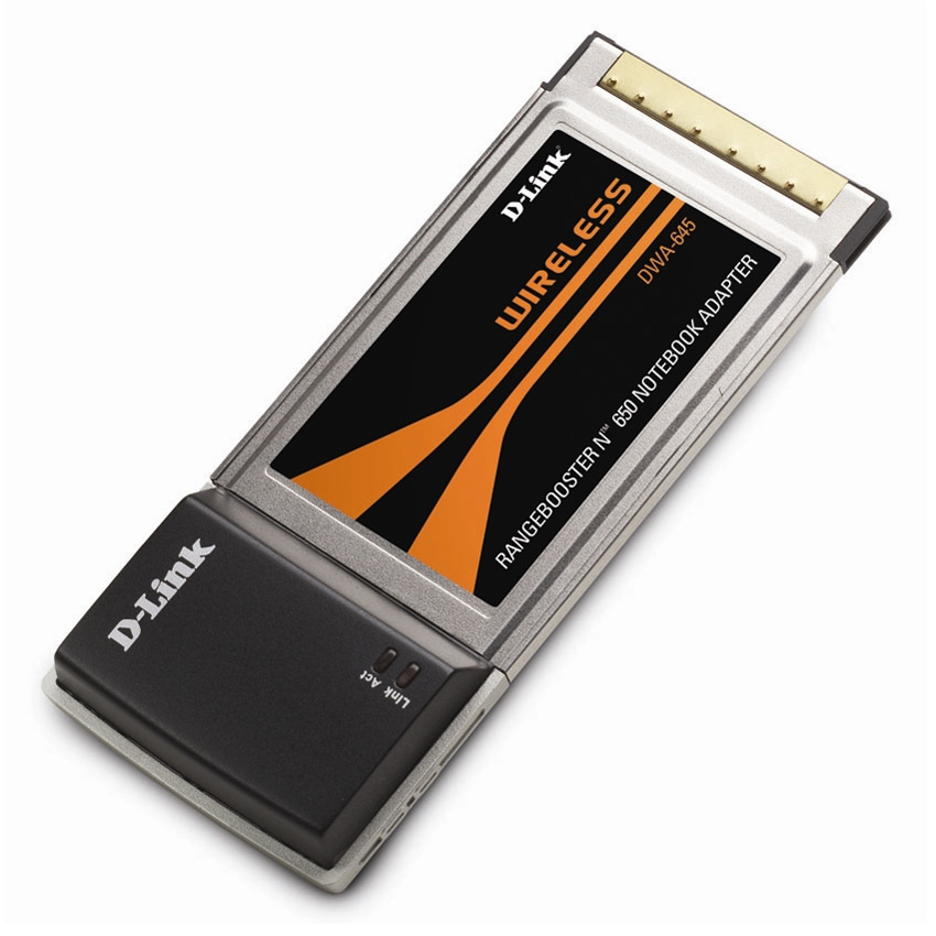D-Link DWA-645, Wireless CardBus Adapter, 802.11n
