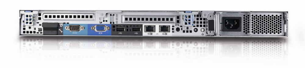    Dell PowerEdge R310 Server   XeonX3450(4C, 2.66GHz, 8M), 8GB(2x4GB DR LV RDIMM), 1x300GB SAS 15K 3.5 , PERC H200, DVD-RW, EmbBMC, RPS(2xPSU)400W, RACK 1U 4x3.5  HotPlug, NoOS, Rails, Bezel, 3Y NBD