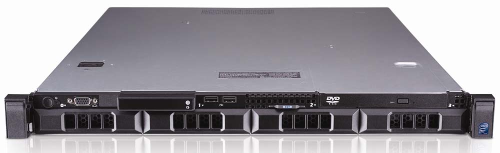  Dell PowerEdge R410 Server Rack 1U; 2x Six Core Intel Xeon Processor E5645 2.40 GHz cache 12MB 5.86 GT/s QPI; 4x4096MB PC3-10600 1333MHz DDR3 SDRAM RDIMM; HDD 3x300GB 15k rpm 6Gb/s 3.5-inch SAS Hot-swap; PERC H700 512MB; DVD+/-RW Drive; iDRAC6 Enterprise; Power 2x500 Watt; 3Yr Basic Warranty Next Business Day