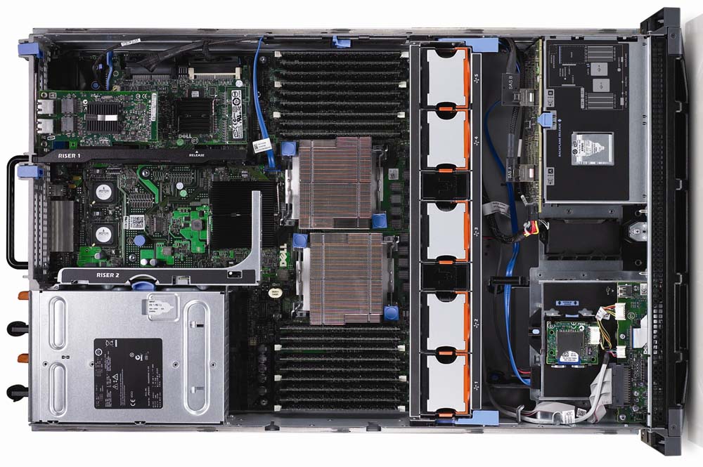    Dell PowerEdge R710 Server   Rack 2U; w/o CPU; RAM 4x2048 MB PC3-8500 DDR3 SDRAM; HDD 3x146 Gb 10K rpm 2.5  SAS Hot-swap; Riser with 2 PCIe x8 + 2 PCIe x4 Slots; PERC 6/i RAID Controller Card 256MB PCIe; Power 2x870 Watt Hot-swap; DVD+/-RW Drive; Dual Embedded Broadcom 5709 2P GbE LOM; iDRAC6 Enterprise; 3Yr Basic Warranty Next Business Day